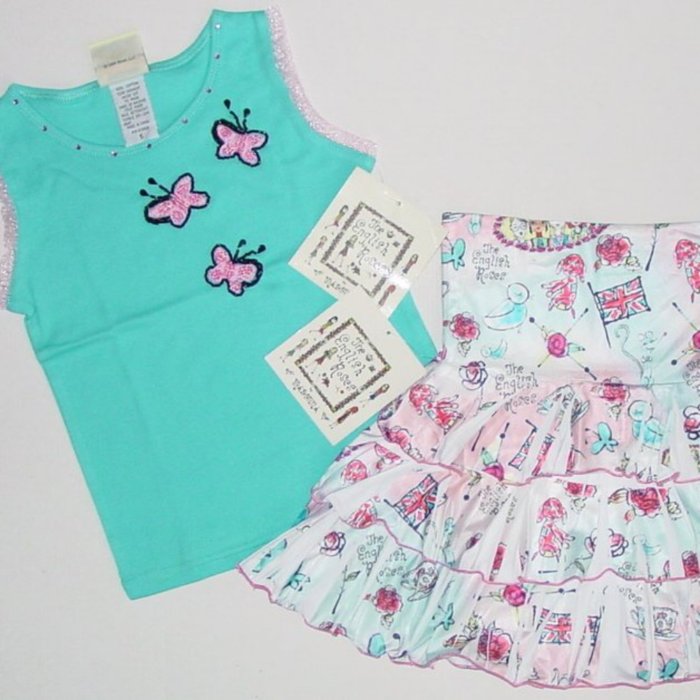 The English Roses by Madonna Girls Outfit sz 5
